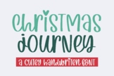 Christmas Journey - A cuties handwritten font