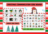 Christmas Joy AAC Communication Core Board