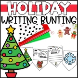 Holiday Writing Bunting Banner