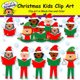 Christmas Kids Clip Art