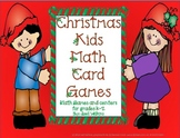 Christmas Kids Math Card Games Common Core State Standards K-2