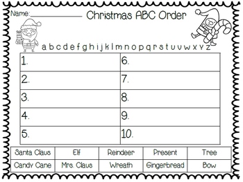Christmas Kindergarten Activity Pack by Creative Learning Fun | TpT