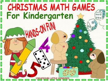 Preview of Christmas Kindergarten Math Games