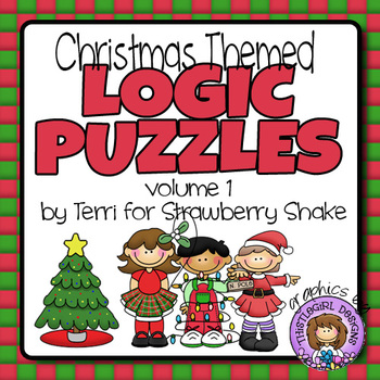 Preview of Christmas LOGIC PUZZLES: 5 Critical Thinking Activities with Grids and Tables