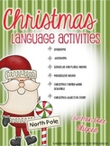 Christmas Language Activities: Common Core Aligned