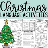 Christmas Language Activities for Speech Therapy/EAL/ESL/EFL