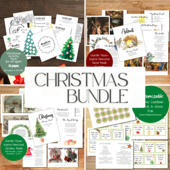 Preview of Christmas Learning Pack for All Ages  |  Christmas Homeschool Learning