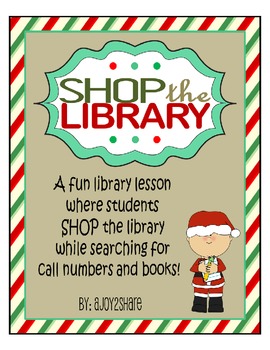 Preview of Christmas Lesson: "Shop the Library at Christmas"