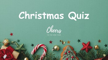 Christmas Quiz PPT by Amazing Zone | TPT