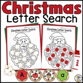 Christmas Letter Search Activity | December Letter Recogni