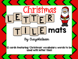 Christmas Letter Tile Mats