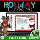 Letter to Santa Christmas Writing Activities - Digital Tem