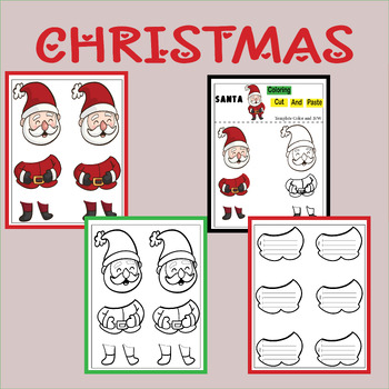 Preview of Christmas Letter writing paper to My DearTemplate,craft coloring bulletin board