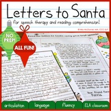Christmas Letters to Santa for Comprehension & Articulatio