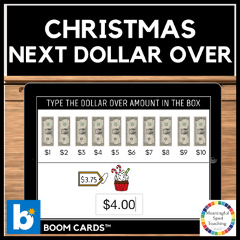 Preview of Christmas Life Skills Next Dollar Up Digital Boom Cards™