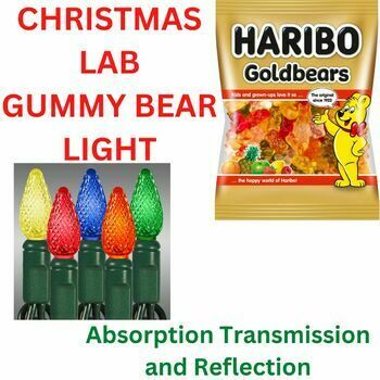 Preview of Christmas Light Absorption Transmission and Reflection Middle School Science Lab