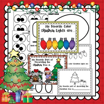 Christmas Light Bulb Craft with Class Books by Little Kinder Bears