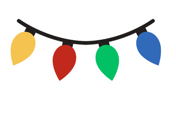 Christmas Light Freebie by The Teaching Playground | TPT