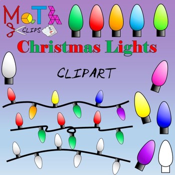 Christmas Lights by Math Clips | Teachers Pay Teachers