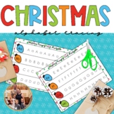 Christmas Lights Alphabet Tracing Cards, Winter Tracing Ca