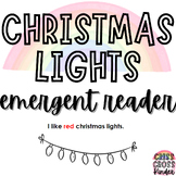 Christmas Lights Emergent Reader - Color Words Coloring Book