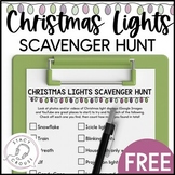 Christmas Speech Therapy Lights Scavenger Hunt Activity Te