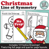 Christmas Line of Symmetry Drawing Activity – Math Art Cen