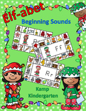 Christmas Literacy Activities Elf-abet Beginning Consonant Sounds