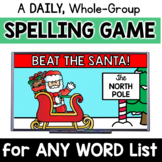 Christmas Literacy Activity: Beat the Santa Digital Spelli
