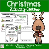 Kindergarten and First Grade Christmas Literacy Centers