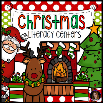 Preview of Christmas Literacy Centers {CCSS}