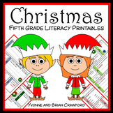 Christmas Literacy Worksheets 5th Grade | Morning Work | L