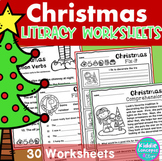 Christmas Literacy Worksheets First Grade