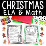 Christmas Worksheets Math and Literacy No Prep Activities 