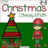 Christmas Literacy and Math activities Common Core Aligned