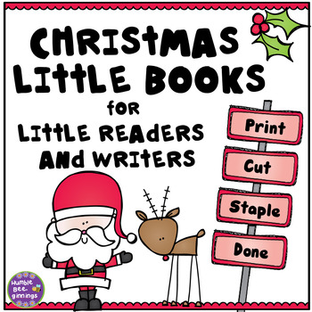 Preview of Writing Center Christmas: Little Books for Little Readers and Writers