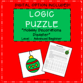 Distance-Critical Thinking Christmas Logic Puzzle - Holida