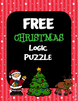 Preview of Christmas Logic Puzzle - FREE!