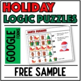 Christmas Logic Puzzle Freebie