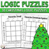 Christmas Logic Puzzles 1st and 2nd Grade Brain Teasers
