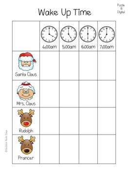 Christmas Logic Puzzles Kindergarten & 1st Grade Small Group Critical