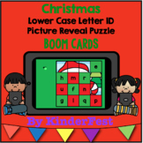 Christmas Lower Case Letter ID Picture Reveal Puzzle - Boom Cards