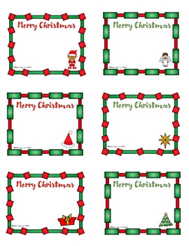 Christmas Lunchbox Notes - EDITABLE by Growing My Gifts | TPT