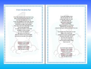 Preview of Christmas Lyrics - Frosty the Snowman