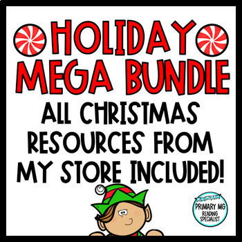 Preview of Christmas MEGA BUNDLE | 50 PERCENT OFF ALL Christmas Resources