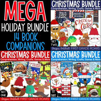 Preview of Christmas MEGA Activities BUNDLE Reading Comprehension Writing Crafts