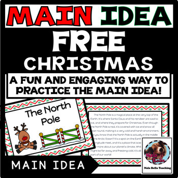 Preview of Christmas Main Idea Free!
