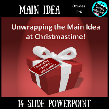 Preview of Main Idea PowerPoint Lesson Christmas Edition