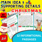 Christmas Main Idea & Supporting Details Activities, Graph