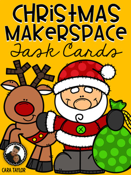 Preview of Christmas Makerspace Task Cards for Primary Learners
